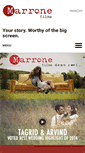 Mobile Screenshot of marronefilms.com